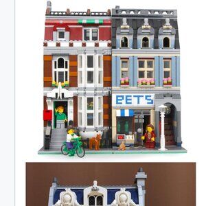 Style: Pet shop - Assembled building block toys